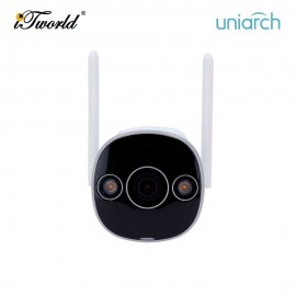 Uniarch B2D 3MP Outdoor Bullet WiFi CCTV Camera Night Vision IR 20m Two-Way Audio