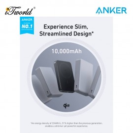 Anker MagGo Power Bank (10K, Magnetic Wireless) - Black A1664