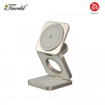 ADAM elements Mag 3 Pro Qi2 3-in-1 Foldable Travel Charging Station (Titanium) 840741116857