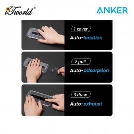 Anker iPhone 15 Screen Protector (Tempered-Glass, Easy Installation Frame) A72C8