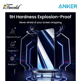 Anker iPhone 15 Screen Protector (Tempered-Glass, Easy Installation Frame) A72C8