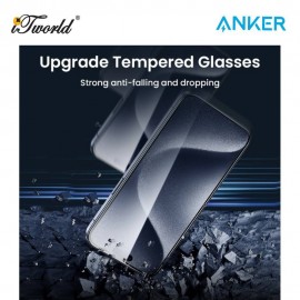 Anker iPhone 15 Screen Protector (Tempered-Glass, Easy Installation Frame) A72C8