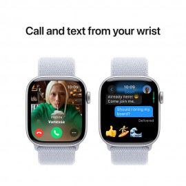 Apple Watch Series 10 GPS 42mm Silver Aluminium Case with Blue Cloud Sport Loop MWWD3ZP/A