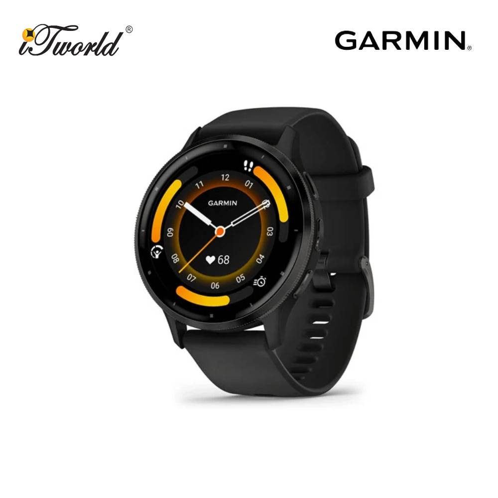 Garmin Venu 3 Advanced GPS Smartwatch 45mm - Black