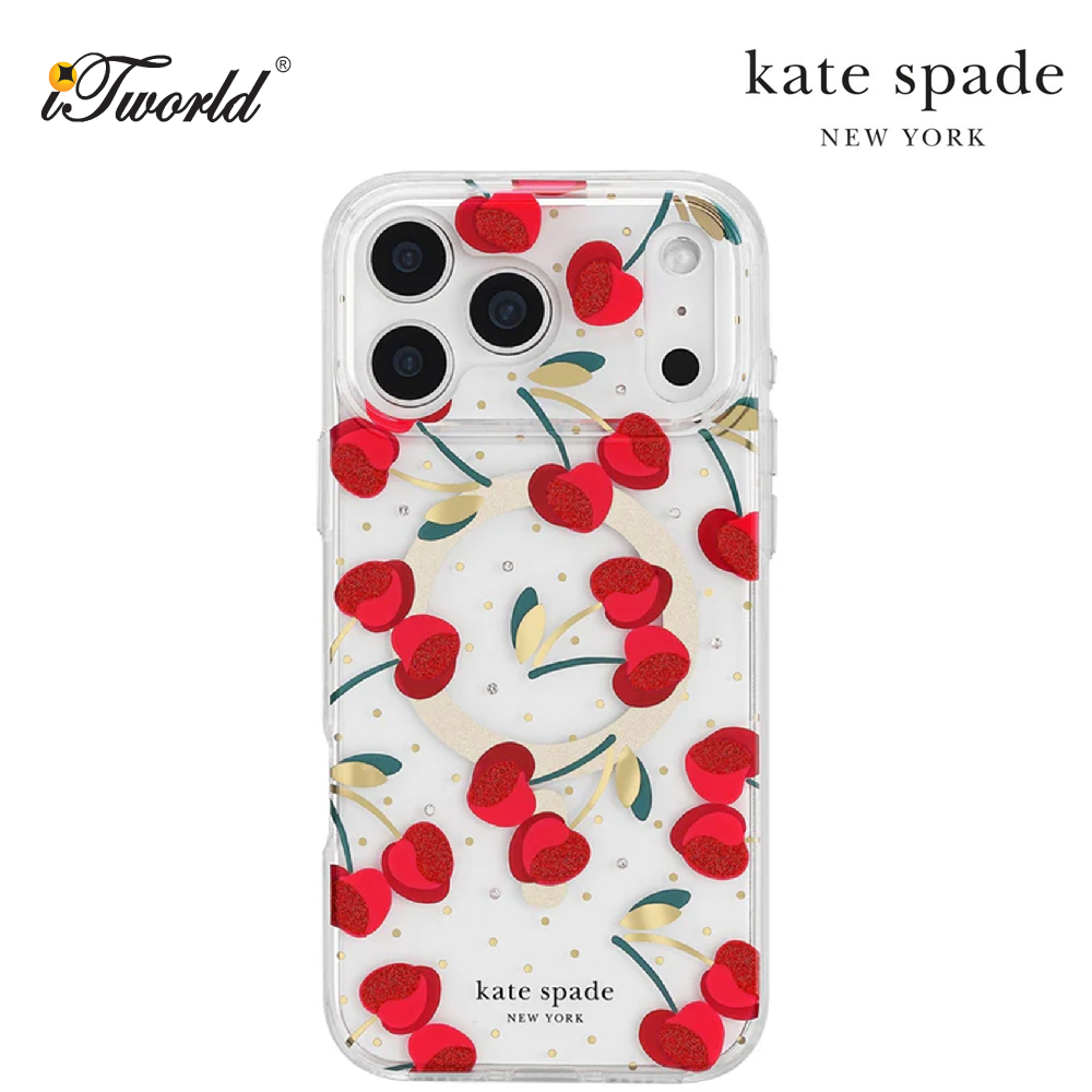 Kate Spade Cherry Dot Protective Hardshell - iPhone 17 Pro