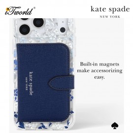 Kate Spade Flowered Blue Protective Hardshell - iPhone 17 Pro