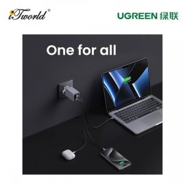 UGREEN NEXODE PRO 65W 2C1A GAN FAST CHARGER+USB-C TO USB-C CABLE 100W 1.5M UG-X755-25872