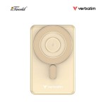 VERBATIM Charge 'n' Go 10,000mAh 5-in-1 Magnetic Wireless Charger with Stand (Type C x2) (GOLD) 32271