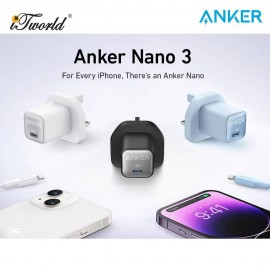 Anker 511 USB-C GaN 30W Adapter Charger A2147 - Black 