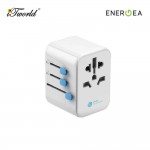 ENERGEA BAZIC GoPort Travel Adapter 28W - White 6957879461682