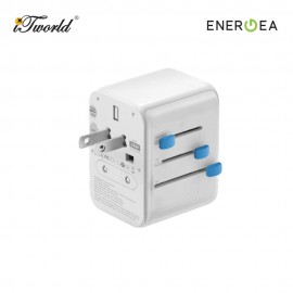 ENERGEA BAZIC GoPort Travel Adapter 28W - White 6957879461682