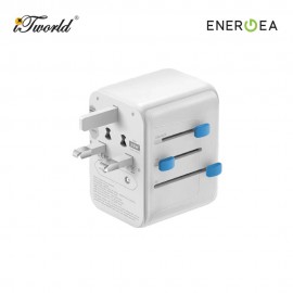 ENERGEA BAZIC GoPort Travel Adapter 28W - White 6957879461682