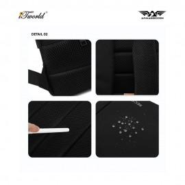 Armaggeddon Recce 13” Lifestyle Tablet Backpack – Black (8886411973797)