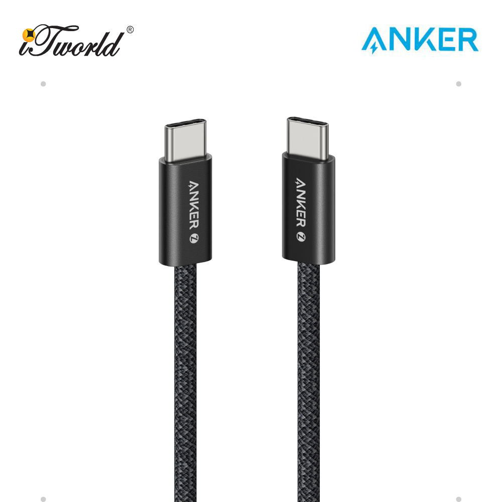 Anker Zolo USB-C to USB-C Cable (1.5m, 240W) - Black A8060