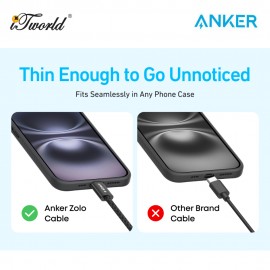 Anker Zolo USB-C to USB-C Cable (1.5m, 240W) - Black A8060