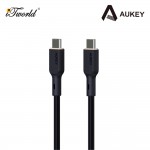 Aukey 1.8M 240W Silicon USB C to USB C cable Black 689323787272