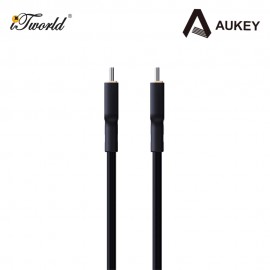Aukey 1.8M 240W Silicon USB C to USB C cable Black 689323787272