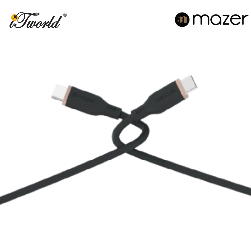 Mazer Infinite.Link 3 Flex USB C to USB-C 240W - Black 8881304544467