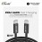 Mazer InfiniteFLEX2 Pro 240W/1M USB-C Braided Cable – Black 8881304545525