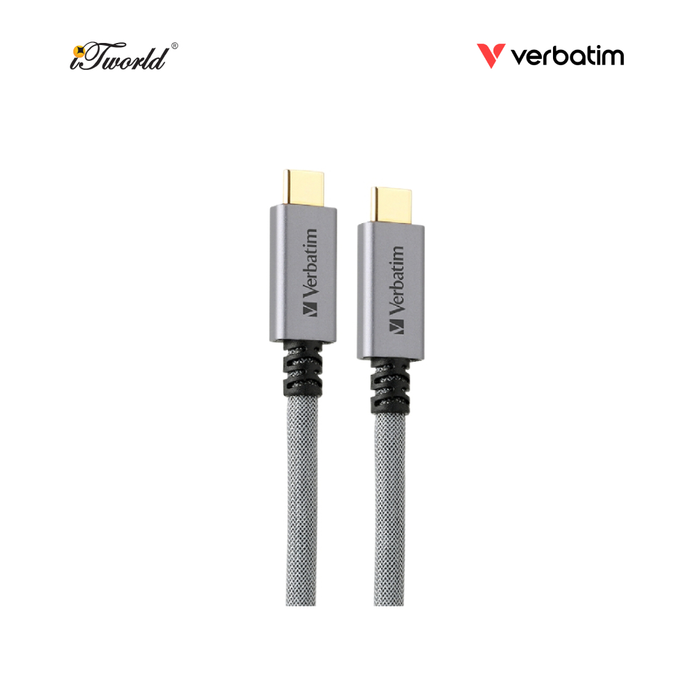 Verbatim 100cm Sync & Charge E-Marker Metallic Type-C 3.2 Cable 4895117956847