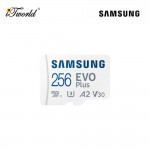 Samsung EVO Plus microSD Card (2024) 256GB - White