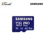 Samsung PRO Plus microSD Card 128GB - Blue