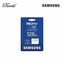 Samsung PRO Plus microSD Card 128GB - Blue