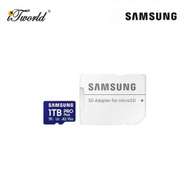 Samsung PRO Plus microSD Card 1TB - Blue