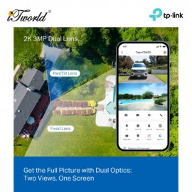 [FREE GIFT] TP-Link Tapo C545D Outdoor Dual Lens Pan/Tilt Security Camera