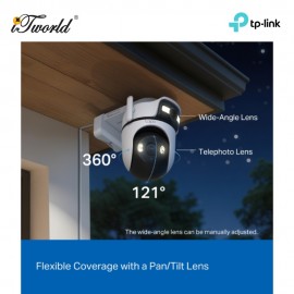 [FREE GIFT] TP-Link Tapo C545D Outdoor Dual Lens Pan/Tilt Security Camera