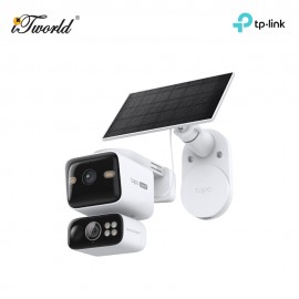 [FREE GIFT] TP-Link Tapo C645D KIT Solar-Powered Dual-Lens Pan/Tilt Security Camera Kit 2K 3MP