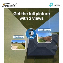 [FREE GIFT] TP-Link Tapo C645D KIT Solar-Powered Dual-Lens Pan/Tilt Security Camera Kit 2K 3MP