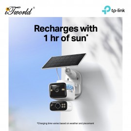 [FREE GIFT] TP-Link Tapo C645D KIT Solar-Powered Dual-Lens Pan/Tilt Security Camera Kit 2K 3MP