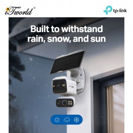 [FREE GIFT] TP-Link Tapo C645D KIT Solar-Powered Dual-Lens Pan/Tilt Security Camera Kit 2K 3MP