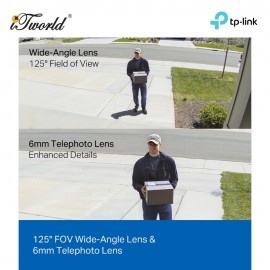 TP-Link Tapo C246D Indoor/Outdoor Dual Lens Pan/Tilt Security Camera