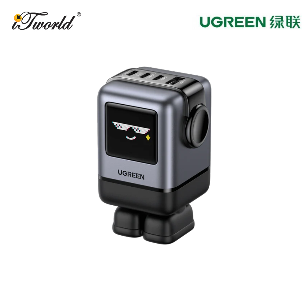 UGREEN UNO RG 100W 3C1A ROBOTGAN FAST CHARGER (GREY) UG-X688-45648B