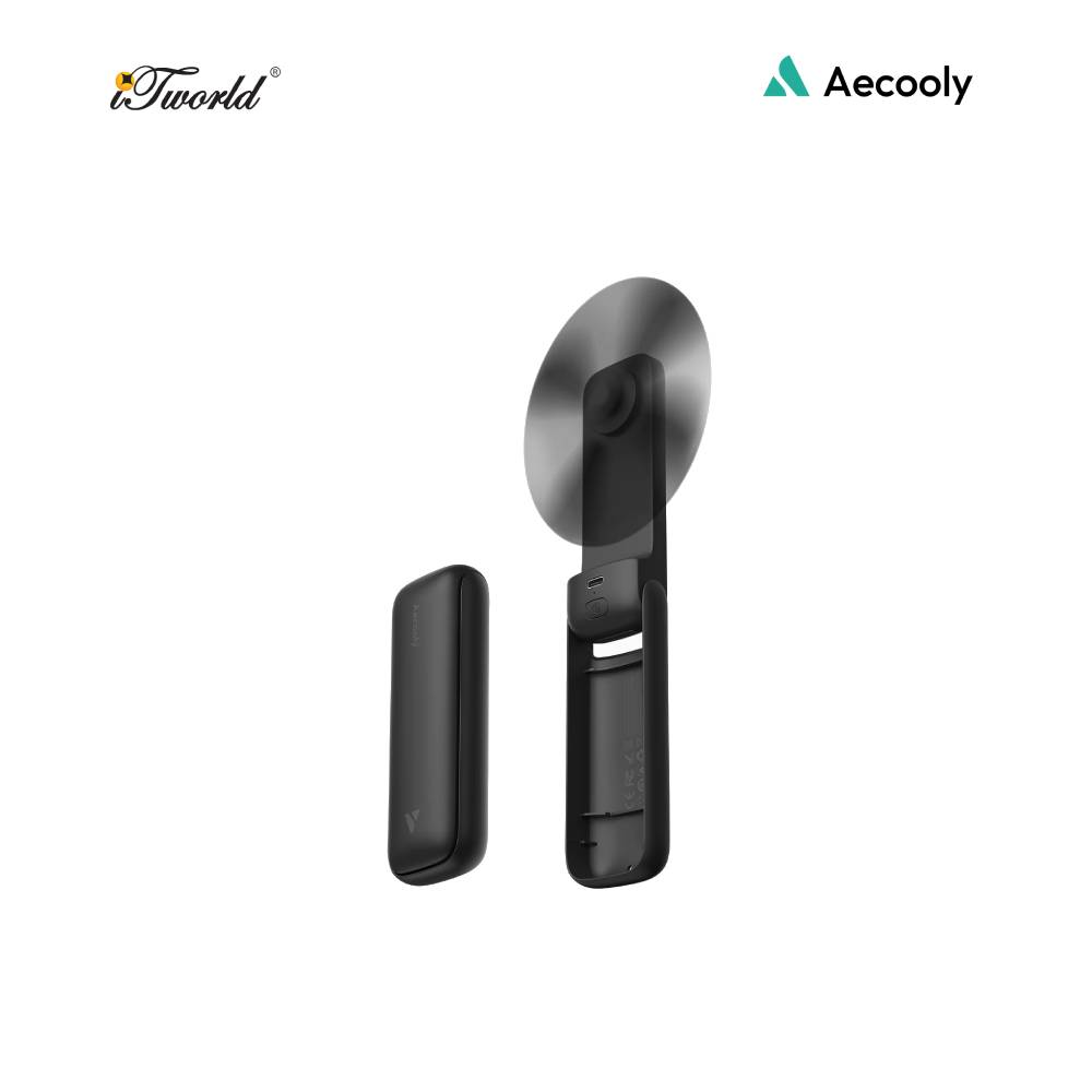 Aecooly Pocket 01 Foldable Handheld Fan- Black 6977924930031