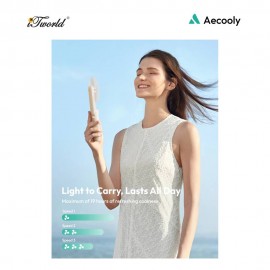 Aecooly Pocket 01 Foldable Handheld Fan- Beige 6977924930055