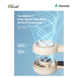 Aecooly Halo 01 Portable Handheld Fan- Beige 6977924930093