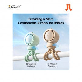 Jisulife Life2S-50 Portable Stroller Fans - Mint Green 6975061533139