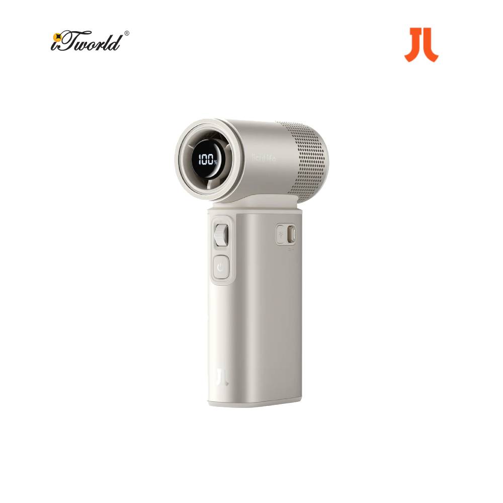 Jisulife Handheld Fan Ultra2 with Powerbank & Flashlight -Light Brown 6975061533986