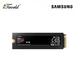 Samsung 990 Pro with Heatsink M.22280 PCIE 4.0 NVME SSD 4TB