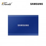Samsung T7 Portable SSD 1TB USB 3.2 External SSD - Indigo Blue