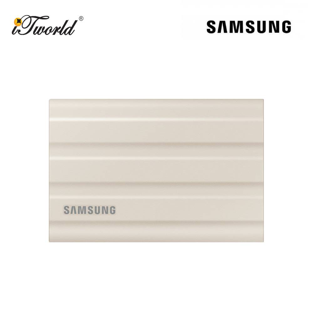Samsung Portable SSD T7 Shield USB 3.2Gen 2 2TB - Moonrock Beige