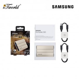 Samsung Portable SSD T7 Shield USB 3.2Gen 2 2TB - Moonrock Beige