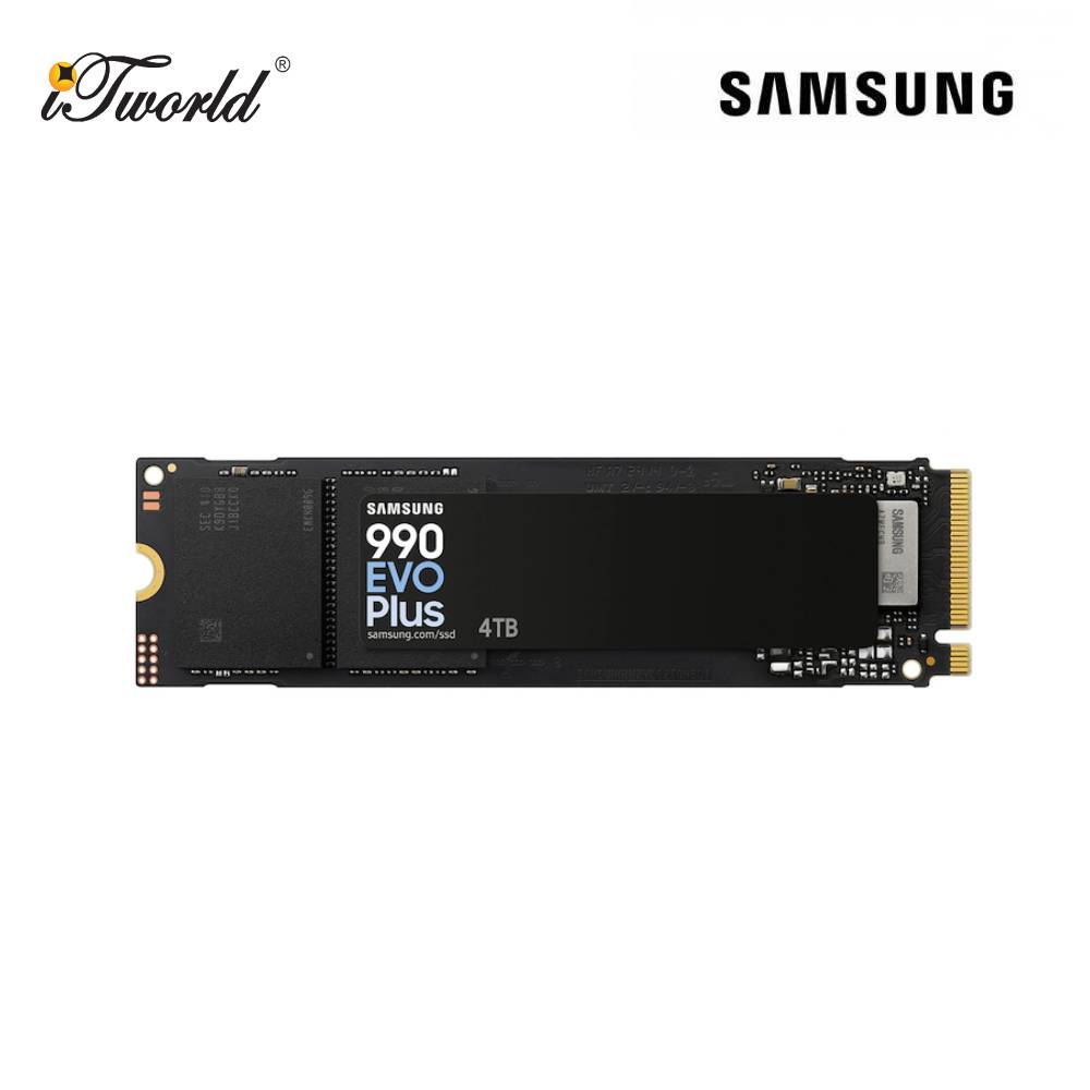 Samsung 990 EVO Plus NVMe M.2 SSD 4TB - Black