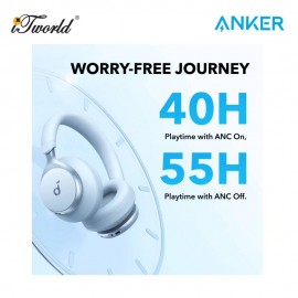 Anker Soundcore Space One Bluetooth Headphones A3035 - White 