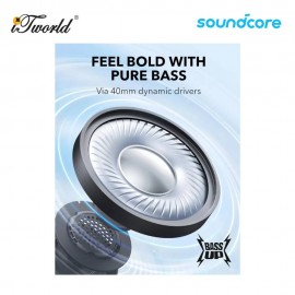 Anker Soundcore H30i On-Ear Bluetooth Headphones A3012 - Black