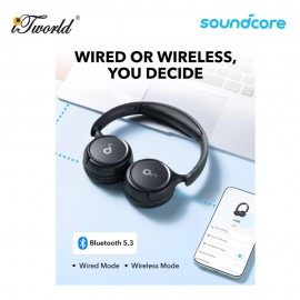 Anker Soundcore H30i On-Ear Bluetooth Headphones A3012 - Black