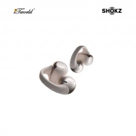Shokz OpenDots One Clip-On OpenEar Headphone - Beige 810160666288